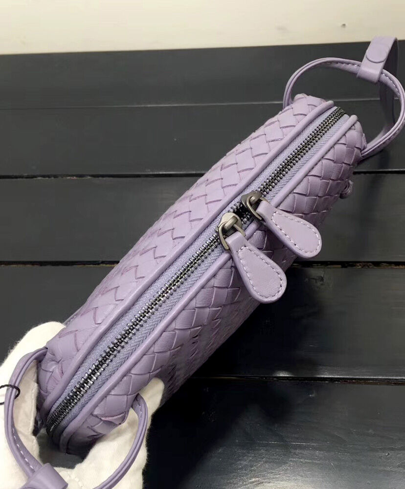 Bottega Veneta Shoulder Bag Lambskin Light Purple